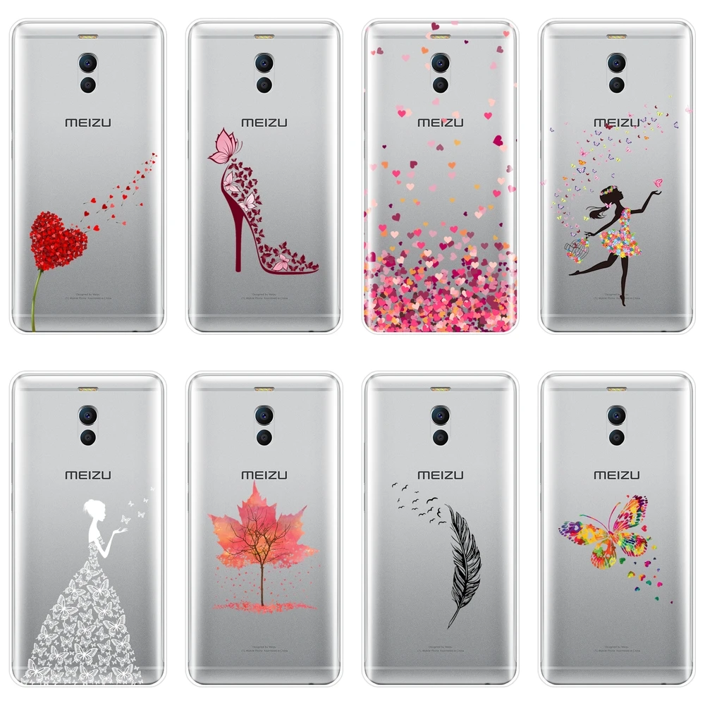 Мягкий силиконовый чехол для телефона Meizu M6 M6S M6T M5 M5C M5S M3 M3S M2 черный накладка с