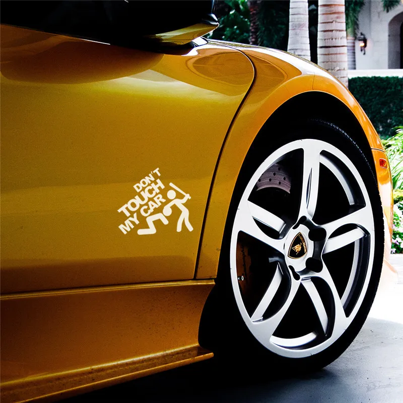 Не прикасайтесь мой автомобиль Автомобиль Мотоцикл Наклейка укладки аксессуары