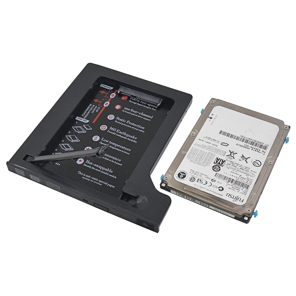 CHIPAL 4 канальный 2 й жесткий диск Caddy 9 5 мм SATA к 3 0 для &quotSSD чехол корпус светодиодный