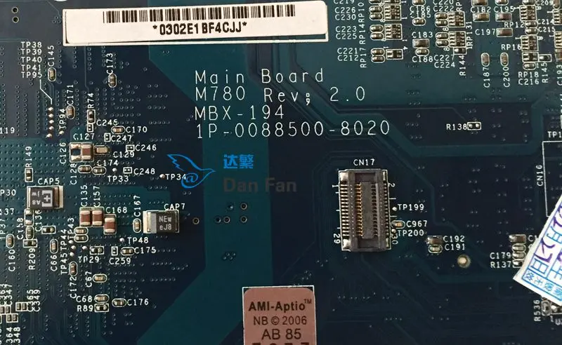 Материнская плата A1563296A для ноутбука SONY модель M780 VGN-AW 1P-0088500-8020 материнская на 100%