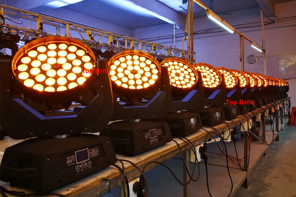 LED 36X15W RGBWA 5в1 Wash/Zoom огни DMX512 движущиеся фары Профессиональный Dj Бар для вечеринки