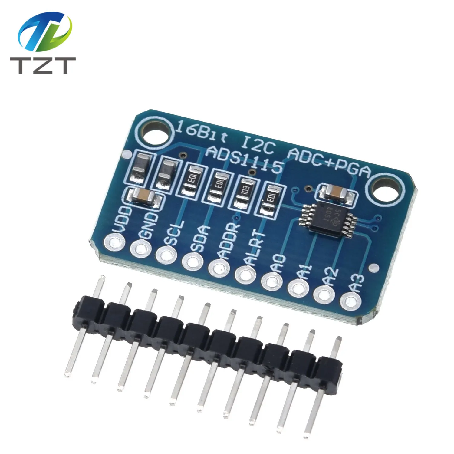 TZT 16 бит IEC ADS1115 модуль АЦП 4 канала с Pro усилителем усиления для Arduino RPi