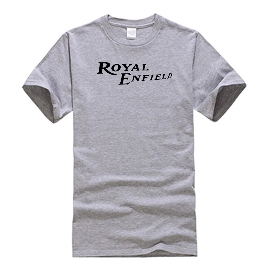 Новая летняя футболка Royal Enfield made as a gun с логотипом винтажные мотоциклетные