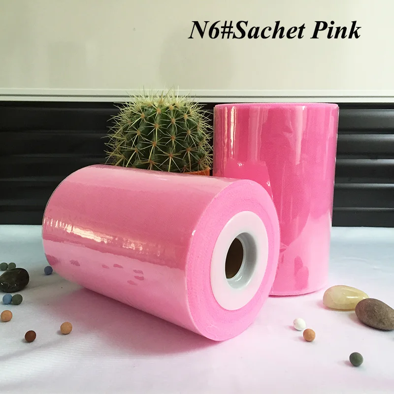 40 цветов нейлоновый тюлевый рулон 100 ярдов(также - Цвет: Sachet Pink