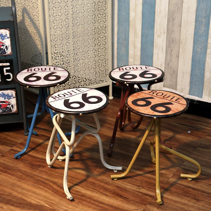 

Personality Metal Creative Bar Chair Stool Thinking Chair