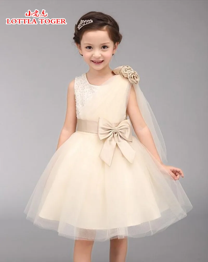2017 летнее платье принцессы для маленьких девочек детская одежда свадебное