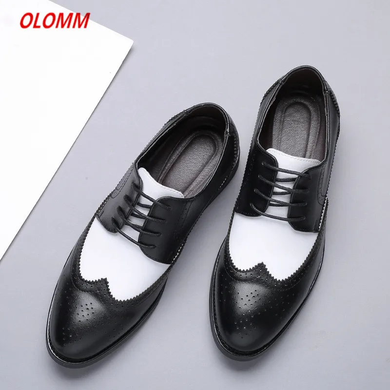 New Arrival Retro Bullock Design Men Classic Business Formal Shoes Pointed Toe leather shoes Oxford Dress | Обувь