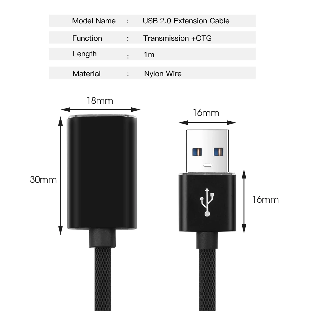 Удлинитель USB 2 а для смарт-ТВ PS4 Xbox One SSD USB2.0 кабель передачи данных вентиляторов