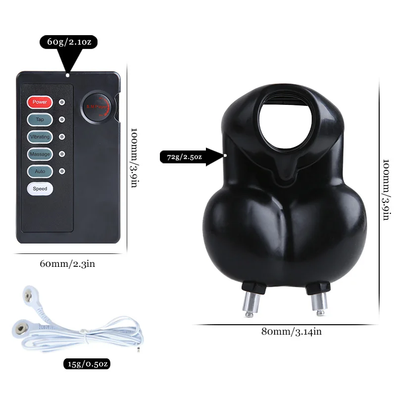 Мужской Презервативы с электрическим током для мошонки Сжимаемый пенис рукава