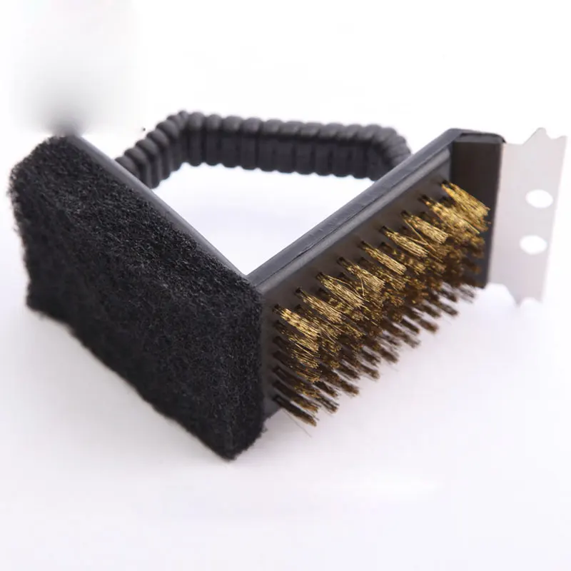 

Creative Grill Cleaning Brush BBQ tool Grill Brush Outdoor Camping Barbecue BBQ Cleaner Wire Brushes Cooking Tools Accessories