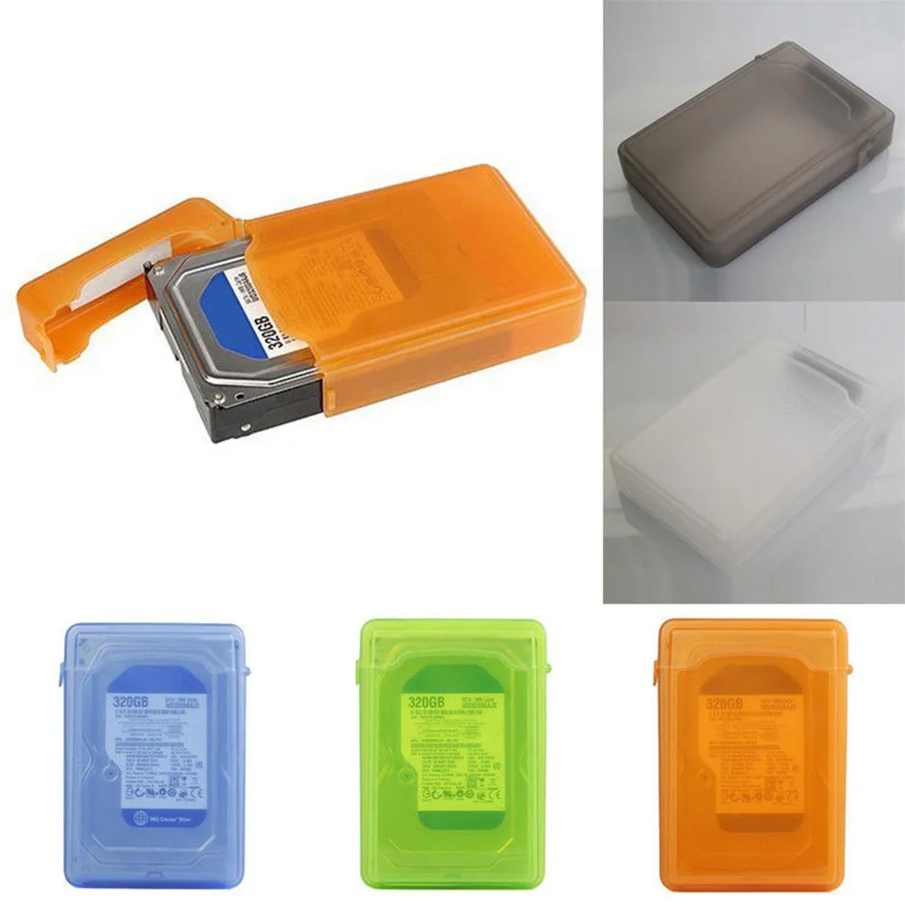 3,5 дюймов Пылезащитная коробка для SATA IDE HDD жесткий диск чехол для хранения