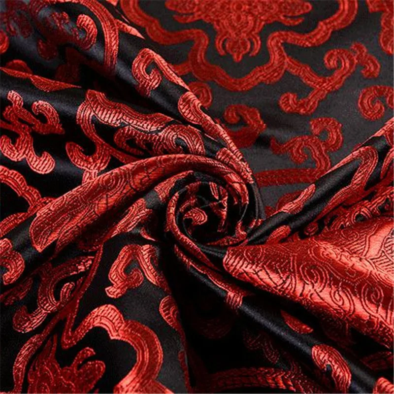 CF41 5yards 75cm Jacquard Brocade Fabric Chinese Style Wedding Cheongsam Qipao Cosplay Tang Suit 11 Colors | Дом и сад