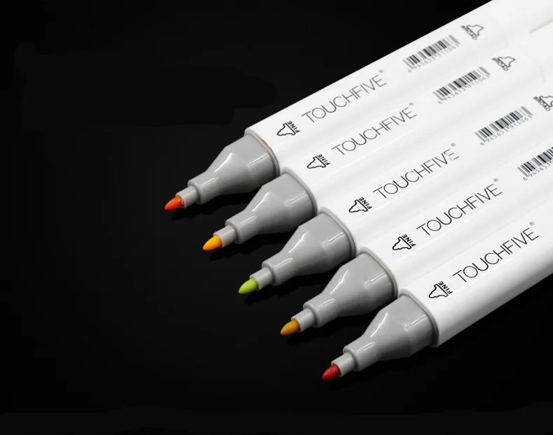 Touchfive, 30406080 цветов, двойная головка, художественные маркеры, ручка, маслянистая, алкогольная, эскиз, маркер, ручка, товары для рукоделия, для анимационного манга, рисование