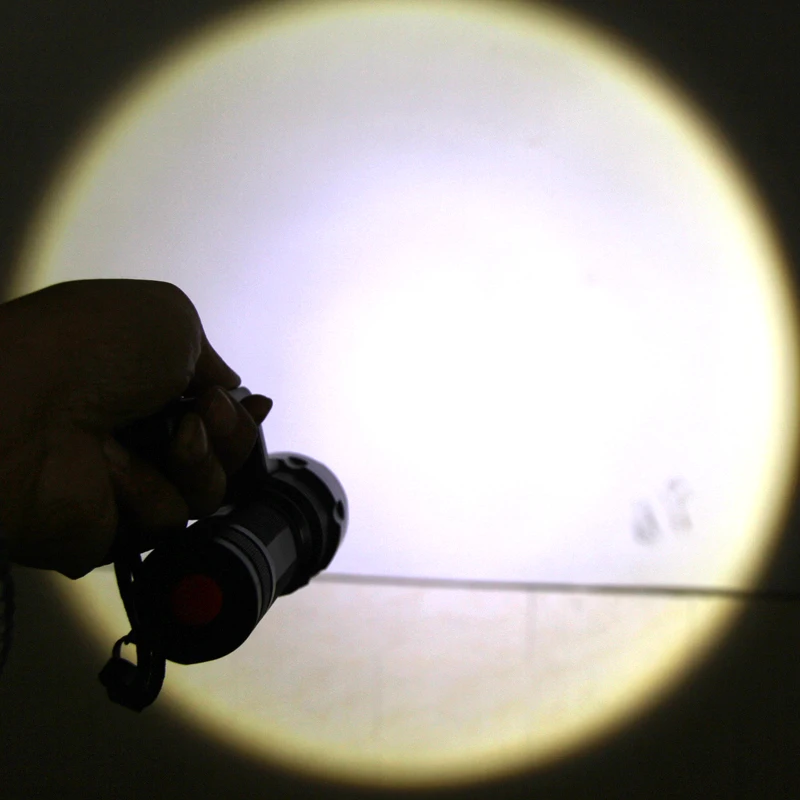 Масштабируемый фонарик XM-L T6 портативная ручная лампа Фонарь ручной работы