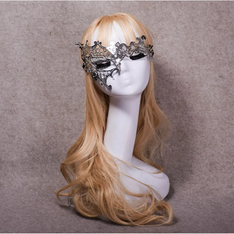 Венеция алмаз полый железный металла маски Женщина Половина Face Eye Mask Хэллоуин