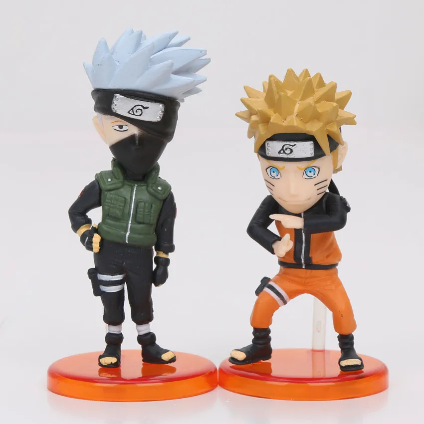 5 шт./компл. Naruto шиппууден Наруто Sasuke Sakura Kakashi Gaara ПВХ Фигурки коллекционные модели