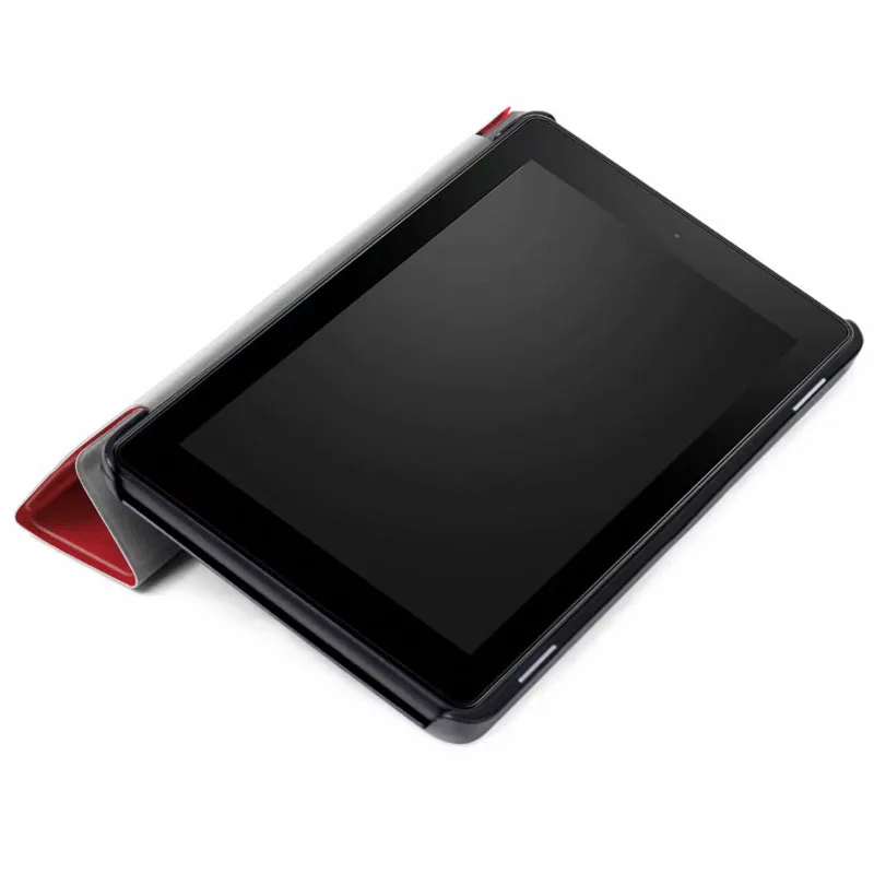 30 шт./лот тонкий Чехол-книжка из искусственной кожи для Kindle Fire 7 2019 Роскошный