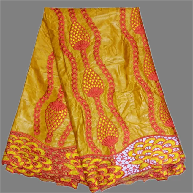 Элегантные вечерние Африканский вышивка хлопок Базен riche кружево ткань с шнур RRB9