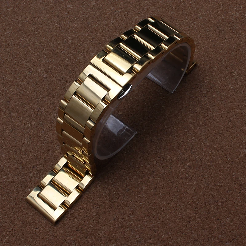 Ремешок для часов из полированной нержавеющей стали 18/20/22/24 мм|steel circles|steel bar cutting