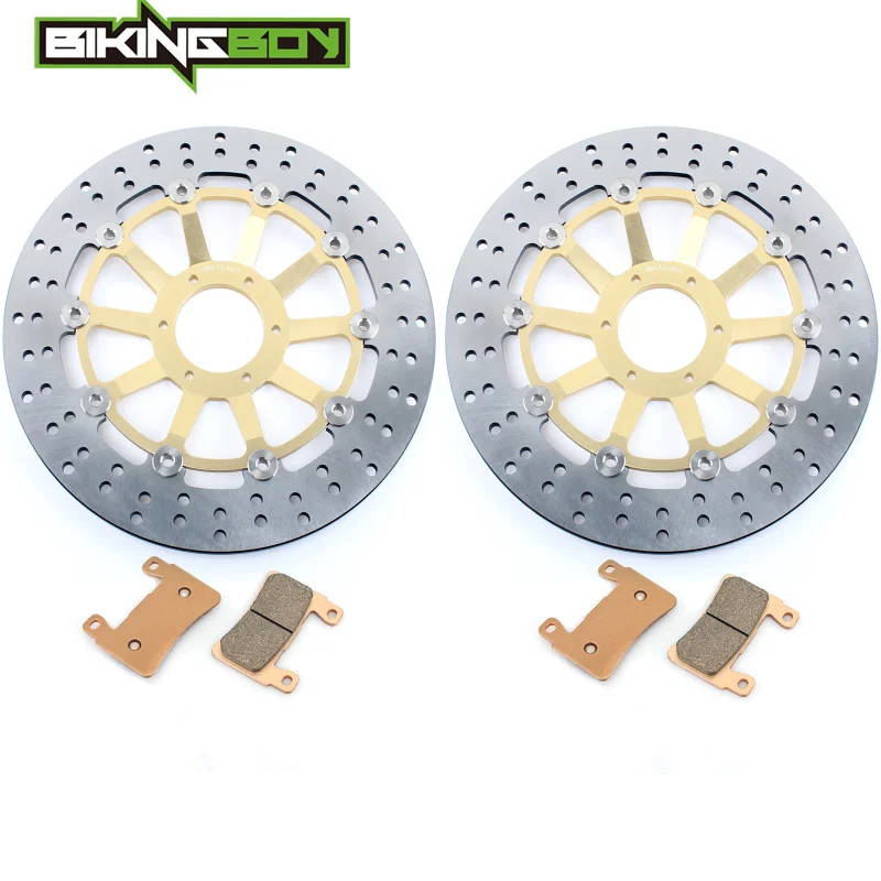 BIKINGBOY для HONDA CBR600F 99 00 CBR 600 SuperSport F4 1999 2000 передние тормозные диски роторы колодки