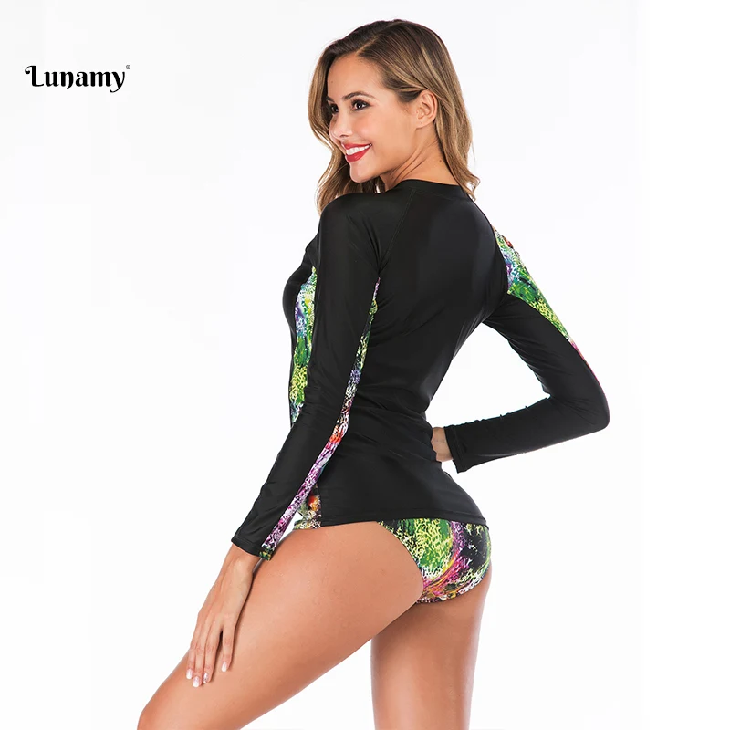 Женский купальник с леопардовым принтом Lunamy купальный костюм из двух предметов