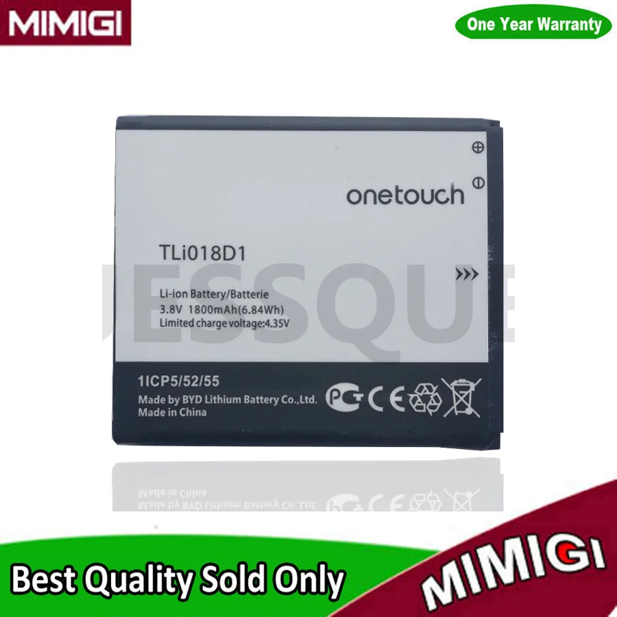 Jessque 1800 мАч TLi018D1 аккумулятор для Alcatel One Touch POP D5 двойной 5038x OT5038X 3 5015D OT 5016 Bateria batterij