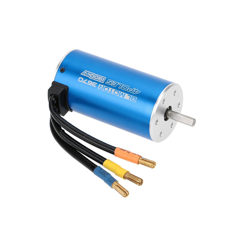 3670 1900KV 4 полюса бесколлекторный бесщеточный двигатель для RC автомобиля 1/8
