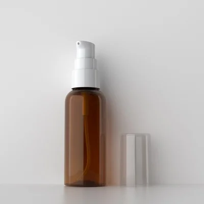Brown Bottle White 50 мл X 50 Пустой насос для крема пластиковая бутылка, 50 г эфирный лосьон для лечения насос упаковочный контейнер для косметической продукции путешествия крем банка - Цвет: Brown Bottle White