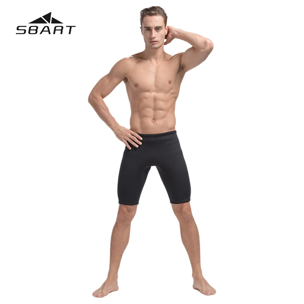 

SBART Mens Swimming Trunks 3mm Neoprene Men Swimwear Surfing Windsurfing Wetsuit Swimming Shorts Snorkeling Shorts