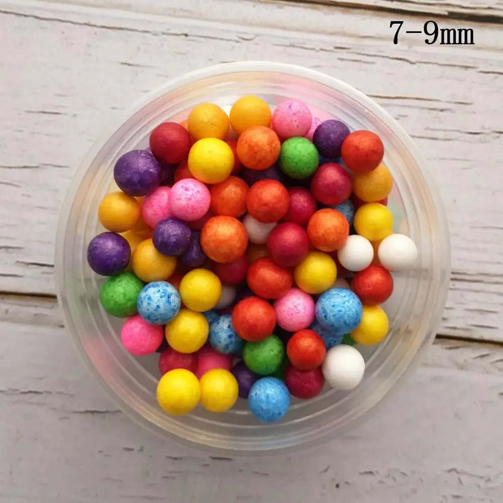 12 Boxes DIY Snow Mud Particles Accessories Slime Balls Small Tiny Foam Beads For Floam Filler Supplies | Дом и сад