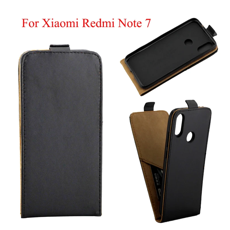 Чехол книжка из натуральной кожи для Xioami Redmi Note 7 5 Pro Xiaomi MI 8 Lite Mi A2 6X|Чехлы-портмоне|