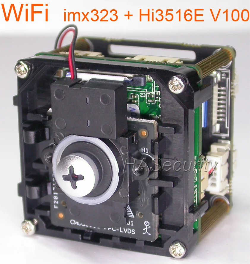 WiFi специальный 3 7 мм объектив H265 H264 1/2. 9 &quotSony Exmor IMX323 CMOS + Hi3516E V100 CCTV IP камера Модуль