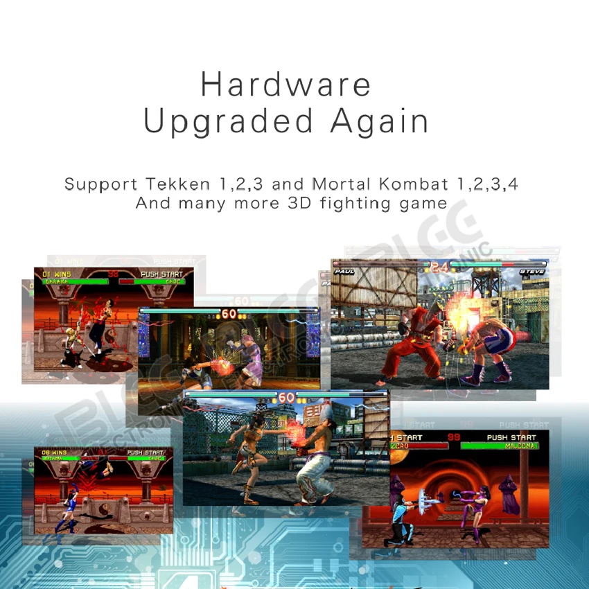 Новый модернизированный Pandora's box 6 HD 1300 в 1 JAMMA мульти аркадная Плата Поддержка