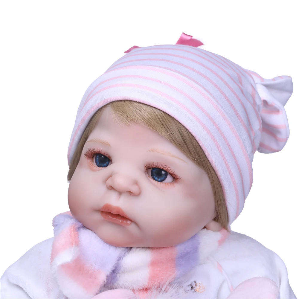 Оригинальные Розовые Слоны npk dolls силиконовые куклы для новорожденных подарки 22