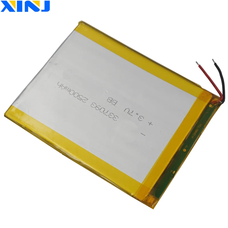 XINJ 3 7 V 2500mAh литий полимерный аккумулятор 337093 для PSP GPS TV видеоплеера пластина PDA MID