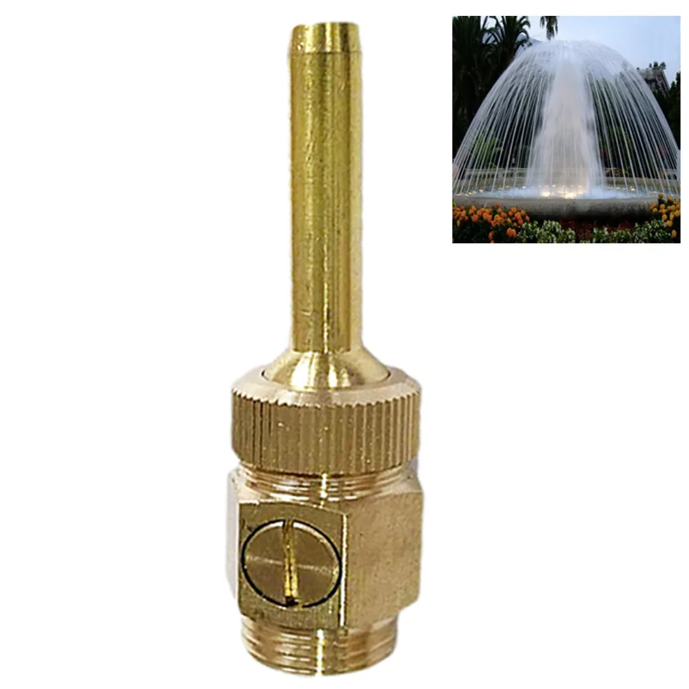 

1/2" DN15 Brass DC Fountain nozzle,Sprayers,Pond Pump Nozzle,Garden landscape sprinkler,Freestanding Fountains,Water Garden Kits