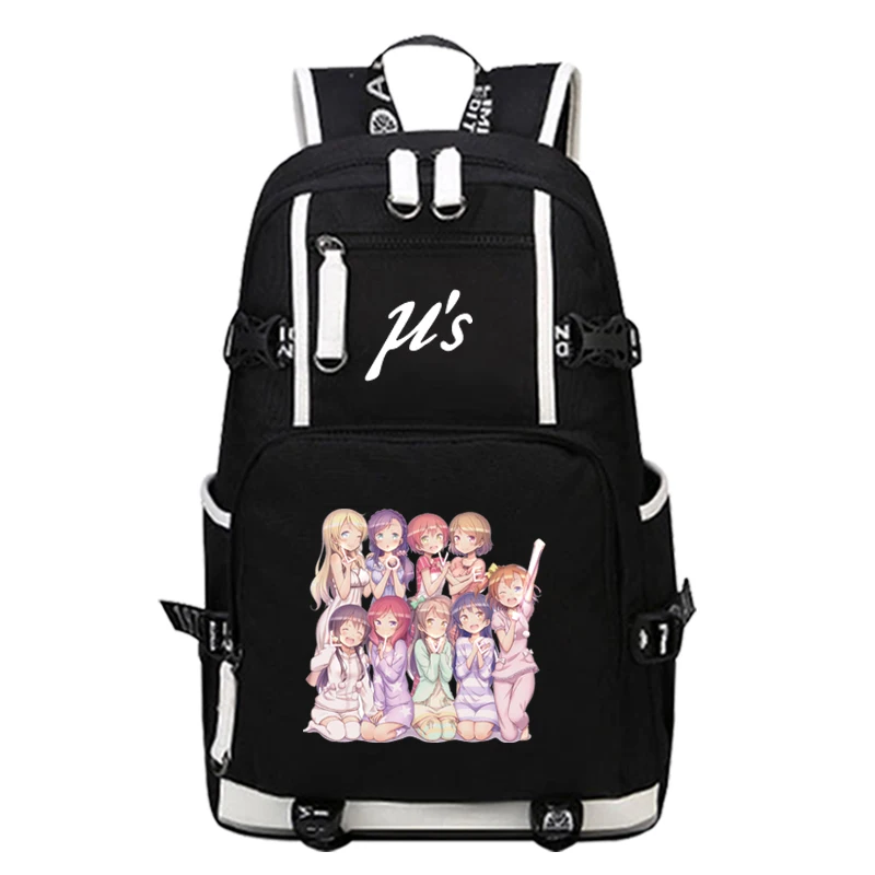 Мультяшный женский рюкзак LoveLive, Kawaii Back Pack, Minami Kotori, холщовые школьные сумки, Mochila Feminina, рюкзак для ноутбука, большая сумка для книг