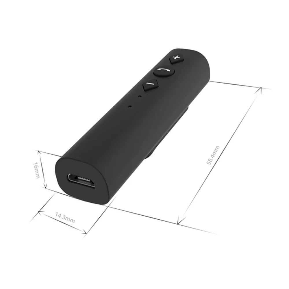 Eunavi Bluetooth гарнитура для авто AUX аудио приемник адаптер 3.5 мм 4.2 громкой музыки