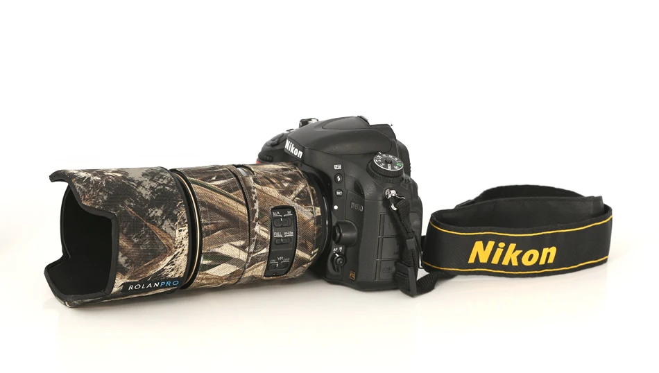 Линзы ROLANPRO камуфляжное пальто дождевик для Nikon AFS 105mm f/2 8G IF-ED Очки виртуальной