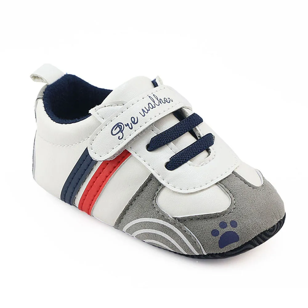 Милая обувь для малышей с мягкой нескользящей подошвой pie walhei; мягкие Нескользящие кроссовки для мальчиков и девочек; F5