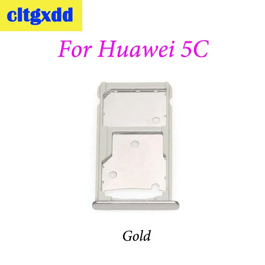 For Huawei 5C Gold Cltgxdd лоток для sim-карт+ Nano SIM& Micro SD для huawei Honor 5C 5X 6X устройство для чтения sim-карт слот Держатель Замена частей - Цвет: For Huawei 5C Gold