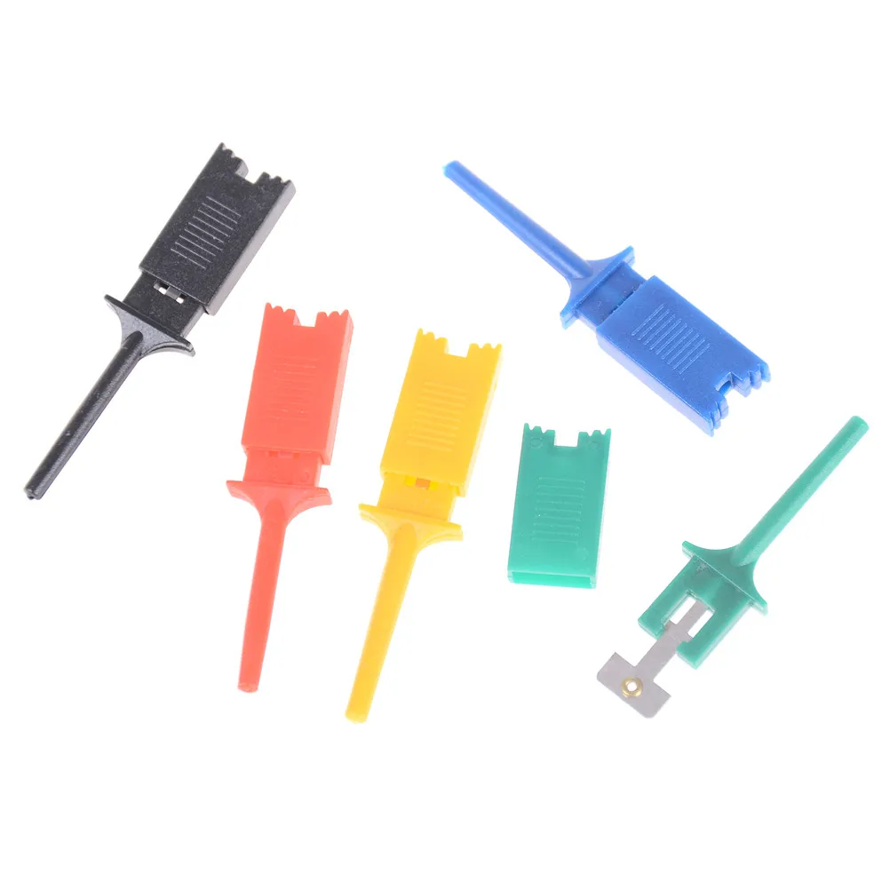 10 шт./компл. HELTC SMD IC 6 цветов Тесты крюк клипса для рулонов Тесты зонд