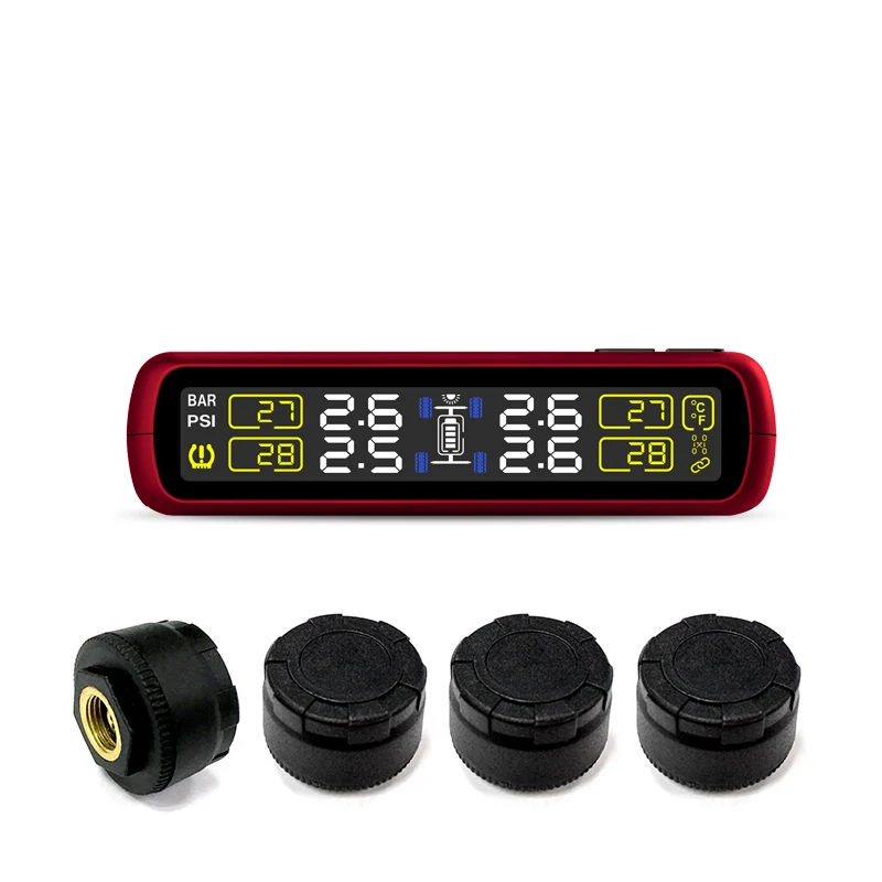 TPMS автомобильная система контроля давления в шинах 4 внешних датчика PSI BAR