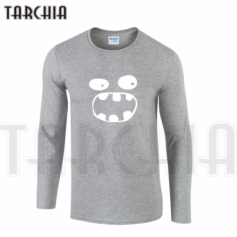 Футболка TARCHIA мужская с длинным рукавом брендовая тенниска из хлопка майка