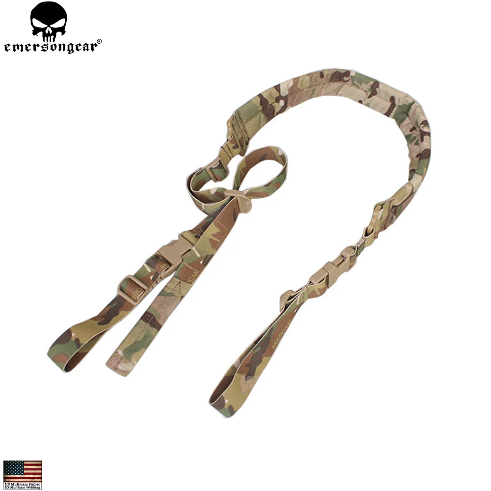 EMERSONGEAR быстрая регулировка мягкая 2 точечная стропа снаряжение для страйкбола