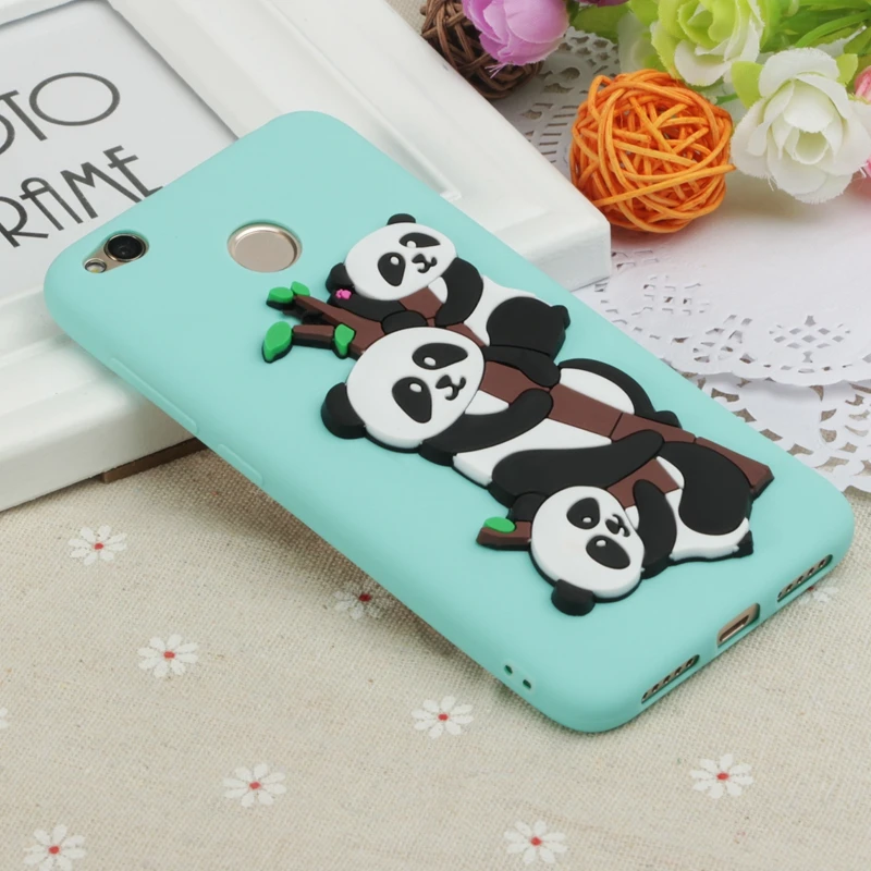 Xiomi Redmi 4X Cartoon Cute Panda Silicone Phone Case on for Xiaomi Cover Fundas Xaomi 5.0&quot |