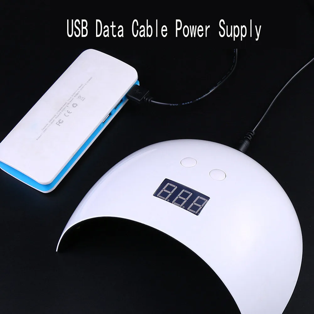 2018 горячая Распродажа USB 24 Вт Светодиодный лампа для сушки Сушилка ногтей УФ лака