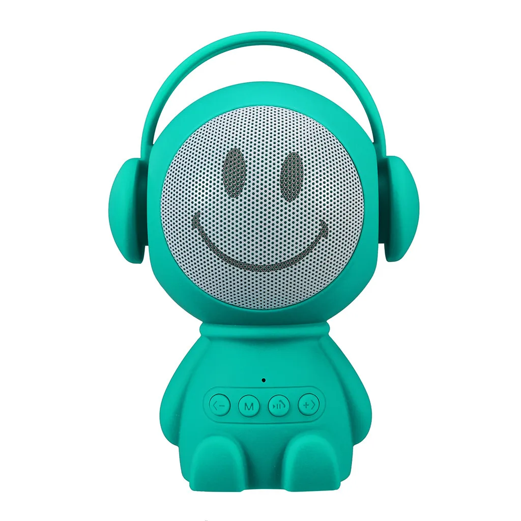 Популярный портативный мультяшный Робот Мини Bluetooth динамик s Bluetooth беспроводной приемник динамик стерео музыкальный плеер Z528