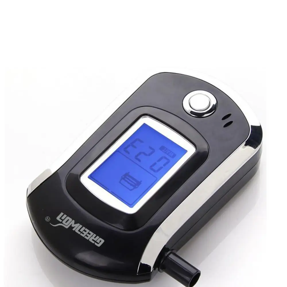 Профессиональный цифровой дыхание ЖК-дисплей анализатор алкоголя полиции Тесты