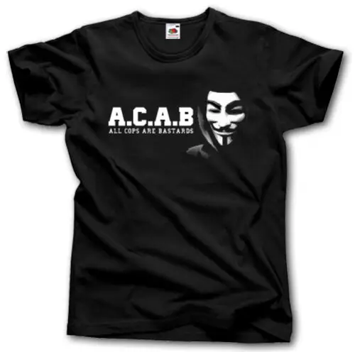 Футболка ULTRAS HOOLIGANS ANONYMOUS VENDETTA ALL COPS FAN FOOTBALL 1.3.1.2|Мужские футболки| |